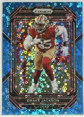 Drake Jackson Blue Fast Break Rookie /79 2022 Panini Prizm Football #396 - Image 1 of 2