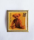1998 USPS Celebrate The Century Teddy Bear Collectible Pin 32 USA Stamp Postage