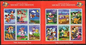 Ghana Stamp 2008g-2009g  - Disney's Mickey & Friends with B'day emblem - Picture 1 of 1