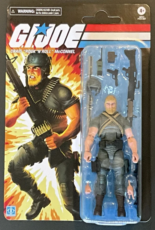 Figura de acción Hasbro retro Rock 'n roll serie clasificada GI Joe 2025 escala 6" Foto 1 de 1