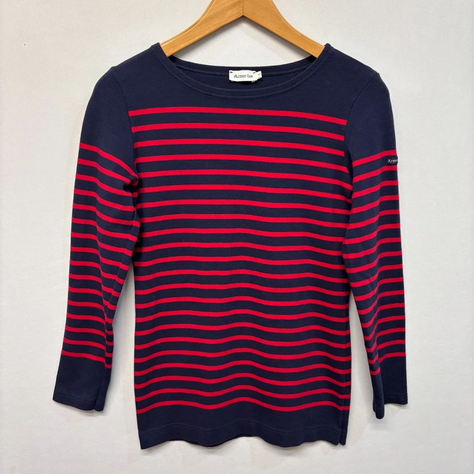 Camiseta Top Armor Lux Mujer Manga Larga Talla 1 Rayas Algodón C030-26 Foto 1 de 4