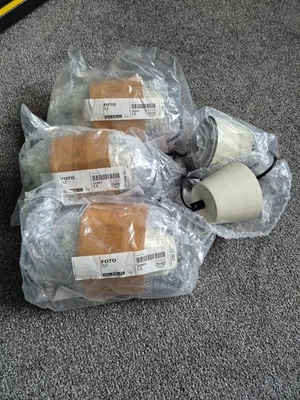 Ikea Foto pendant Light drop fittings only In Cream X4 - Image 1 of 4