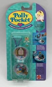 Polly Pocket DRESS UP JEWEL LOCKET 1992 Vintage Bluebird NEW MOC - Picture 1 of 4