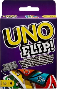 Mattel Games-Uno Flip Card Game Varietà, Single, Multicolore, Medium, GDR44 - Imagen 1 de 6