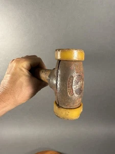 Vintage Chicago Rawhide C/R No. 1 Rohhauthammer mit weichen Einsätzen. - Bild 1 von 7