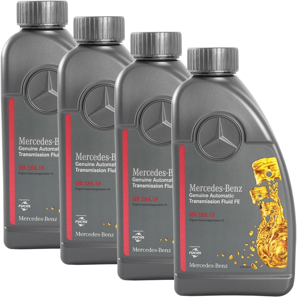 OE MB ACEITE DE TRANSMISIÓN AUTOMÁTICA ORIGINAL 4 LITROS adecuado para MERCEDES-BENZ 236.15 ATF MB15