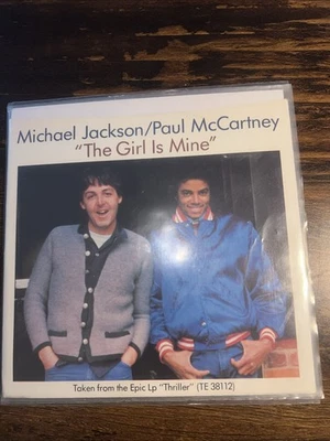 MICHAEL JACKSON PAUL MCCARTNEY THE GIRL IS MINE EPIC 45 RPM Vinyl 7" - Image 1 of 2