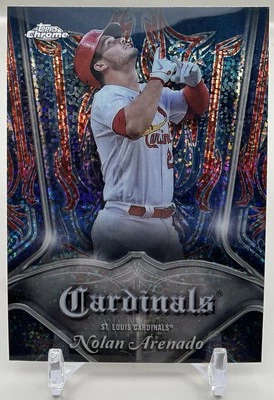 Nolan Arenado 2022 Topps Chrome St. Louis Cardinals Card No. P-4 - Image 1 of 2