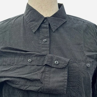 Camisa Lauren Ralph Lauren Wms XL Negra Lunares Todo Americano Clásico Preppycore Foto 1 de 4