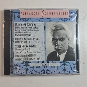 Goldenweiser Vol II-Scriabine, Rachmaninoff (Dante Productions, 1998) Nuevo/Sellado - Imagen 1 de 2