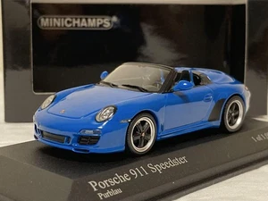 Minichamps Porsche 911 Speedster 2010 blau Maßstab 1:43 Sammlermodell - Bild 1 von 10