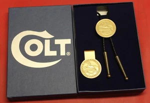 Colt Firearms Paterson Bolo Tie / Money Clip set in Box - Picture 1 of 5