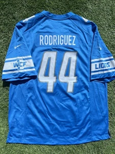 Men’s Large | Detroit Lions Nike Malcolm Rodriguez Replica Game Jersey #44 - Picture 1 of 10