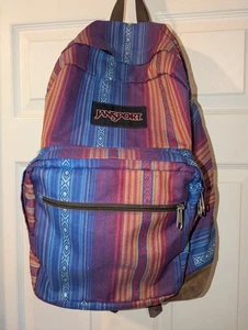 JANSPORT RIGHT PACK (WORLD ACAPULCO) CANVAS LEDER RUCKSACK - Bild 1 von 11