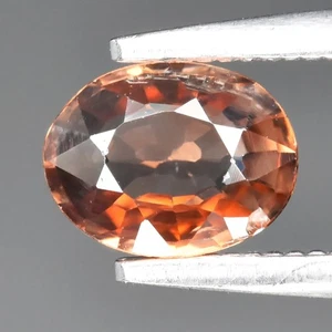 💎 Zircone Champagne Naturale Ovale 0,69ct 6x4,5mm VS - Non Riscaldato, Gemma Tanzania - Foto 1 di 4