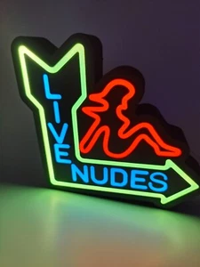 Gentlemen's Club Man Cave Digital LED Signboard Custom Neon Sign - Picture 1 of 7