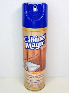 Vtg Full Cabinet Magic 17oz Aerosol Cleaner Spray Removes Grease Food Stains NOS - Picture 1 of 10