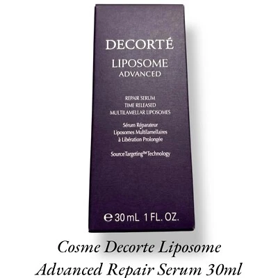 Suero reparador avanzado de liposomas Cosme Decorte 30 ml caja sin sellar envío rápido Foto 1 de 4