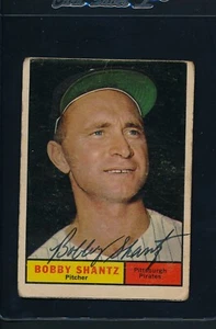 1961 Topps #379 Bobby Shantz Pirates Signed Auto *998 - Picture 1 of 1