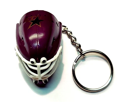 DALLAS STARS HOCKEY MINI TEAM GOALIE MASK KEYCHAIN 1.5" TALL NHL LICENSED Cover