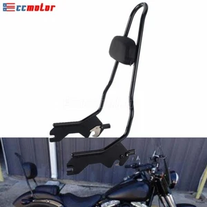 Motorcycle Passenger Sissy Bar Backrest For Harley Softail Slim FLSL FXST FXBB - Picture 1 of 10