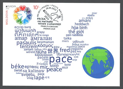 MOLDOVA Europa 2023  PEACE – the highest value of humanity , maxicard - Image 1 of 2