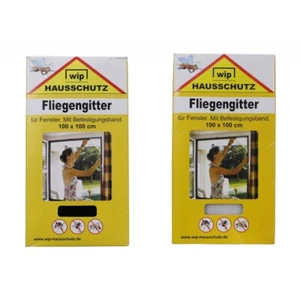 Fliegengitter Wip Befestigungsband 100x100 Fliegennetz Moskito Insekten Netz - Bild 1 von 5