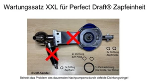 Dichtungen für Philips Perfect Draft® HD3600 HD3610 HD3620 HD3720 Zapfanlage - Bild 1 von 2