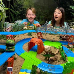 Intelli Bus Dino Safari Galaxy Flex-Track (115 Stück) - Bild 1 von 2