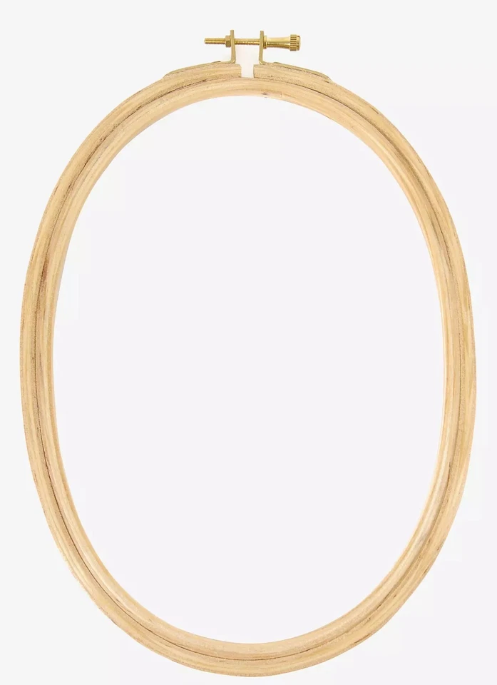 DMC 6 Inch Oval Embroidery Hoop U2107 - Image 1 of 1