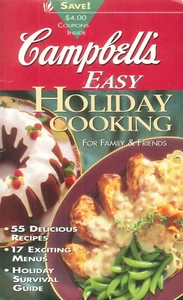 Campbell's Easy Holiday Cookbook 1994 Menus Survival Guide Skillet Oven Suppers - Picture 1 of 7
