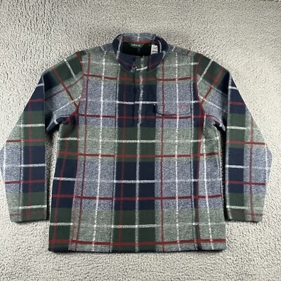 Pullover Orvis Mountain Botón a Presión Simulado Polar Para Hombre Grande Multicolor A Cuadros Nuevo con Etiquetas Foto 1 de 4