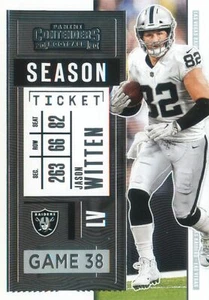 Jason Witten 2020 Panini Contenders Season Ticket #30 Las Vegas Raiders - Bild 1 von 2