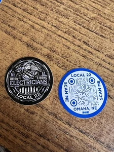 IBEW Stickers - Two "Local" Stickers Set #7 - (Sent between card) - Picture 1 of 2