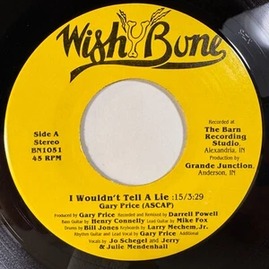 Country 45 WISH BONE I Wouldn't Tell a Lie Sweet Country Rock Roll VG++ HEAR! - Picture 1 of 2