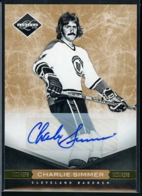 2011-12 Panini Limited Monikers Gold #20 Charlie Simmer 06/25 - Image 1 of 2