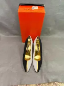ZAPATOS MUJER ANNE KLEIN ARIAN BLANCO Y NEGRO TALLA 7B NUEVOS EN CAJA - Imagen 1 de 8
