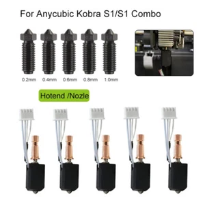 Hot End Kit for Anycubic Kobra S1/S1 Combo Nozzle Print Head 3D Printer Part - Afbeelding 1 van 31