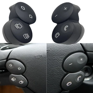 Black Steering Wheel Control Button Cap For Mercedes Benz CLS Class W219 07-2009 - Picture 1 of 6