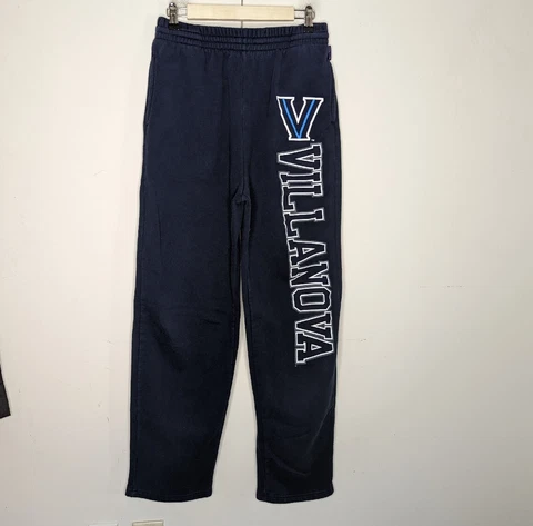 Vintage Jansport Villanova Wildcats Mens Sweatpants L Large Navy Blue Retro Cover