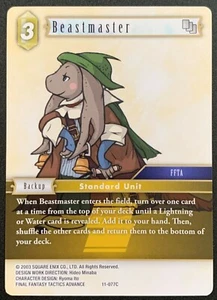 Beastmaster 11-077C - Common - Earth - Backup - Opus XI - Final Fantasy TCG - Bild 1 von 3