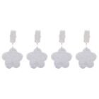 4 Pcs Marble Tablecloth Clips Table Cloth Clamps Butterfly Flower Curtain Clip