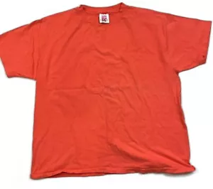 Vintage 90s Hanes Her Way Womens Pink Blank Tee Tshirt Single Stitch Made in USA - Bild 1 von 3