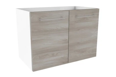 Fackelmann LIMA Waschbeckenunterschrank 59 cm in Braun Badmöbel Made in Germany - Bild 1 von 4