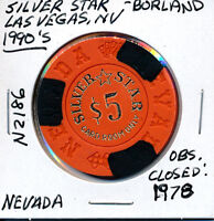 Harrah's Las Vegas $5  house chip      yr 2001   TCR# V8925