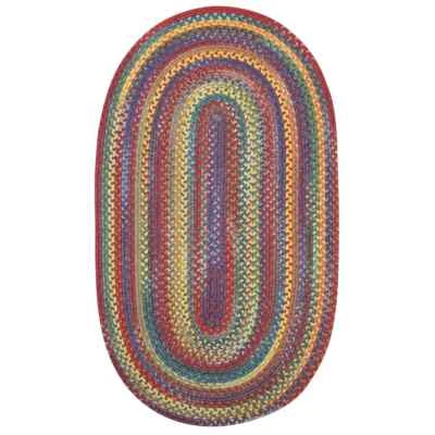 Capel Rugs Wool Kill Devil Hill Country Oval Braided Area Rug Primary Multi 950 - Image 1 of 4