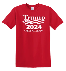 President Trump 2024 Keep America - Election 2024 Political T Shirt up to 5x/ - Picture 1 of 1