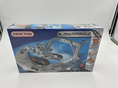 Erector Muiltimodels 6515 - 15 Models 250+ Parts Brand New Factory Sealed - Image 1 of 4