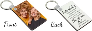 Llavero Foto Amistad Personalizado Cuadro Personalizado Llavero Doble Cara Impresión - Imagen 1 de 3