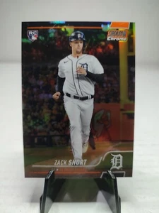 2022 Topps Stadium Club Chrome Orange Refractor /25 Zack Short #132 Rookie RC - Picture 1 of 2